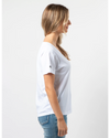 Villa Tee V-Neck - White