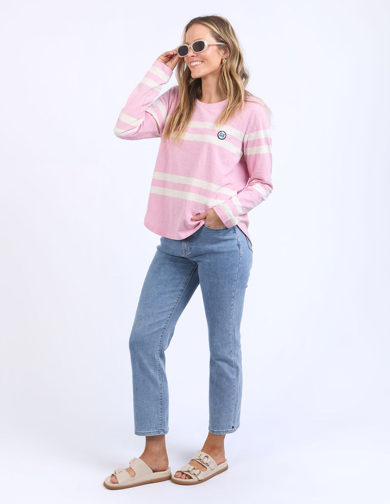 Allegra L/S Tee - Soft Pink