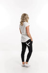 Apartment Pants - Black with Single White X