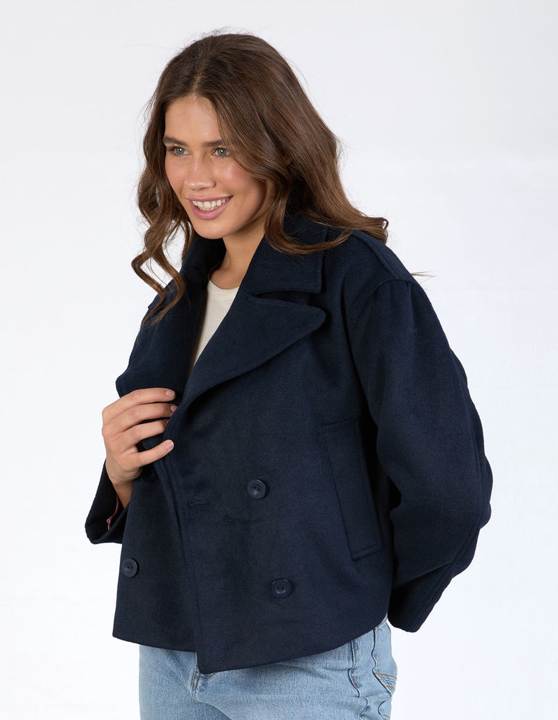 Harley Peacoat - Dark Sapphire