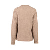 Bobble Detail Sweater with High Neck - Twig