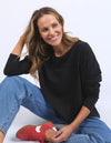 Jayne Throw On Top - Black
