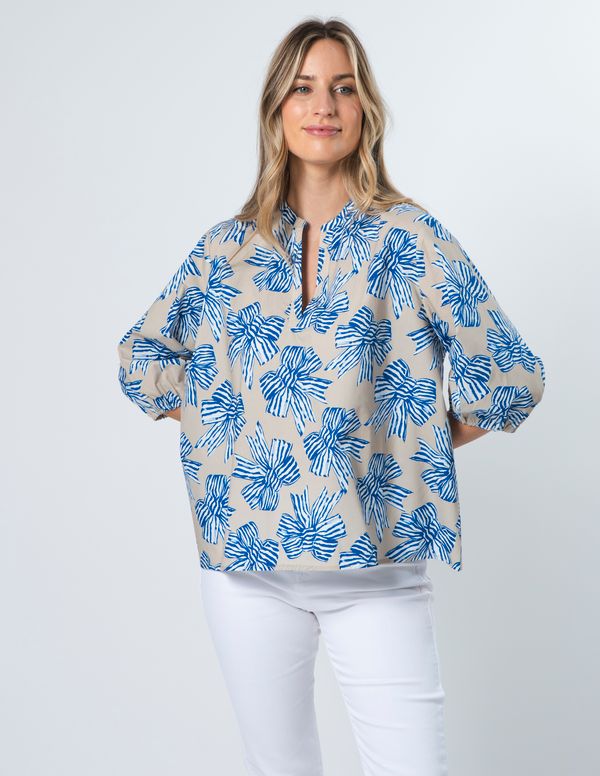 Tamsin Top - Bowtiful Blue