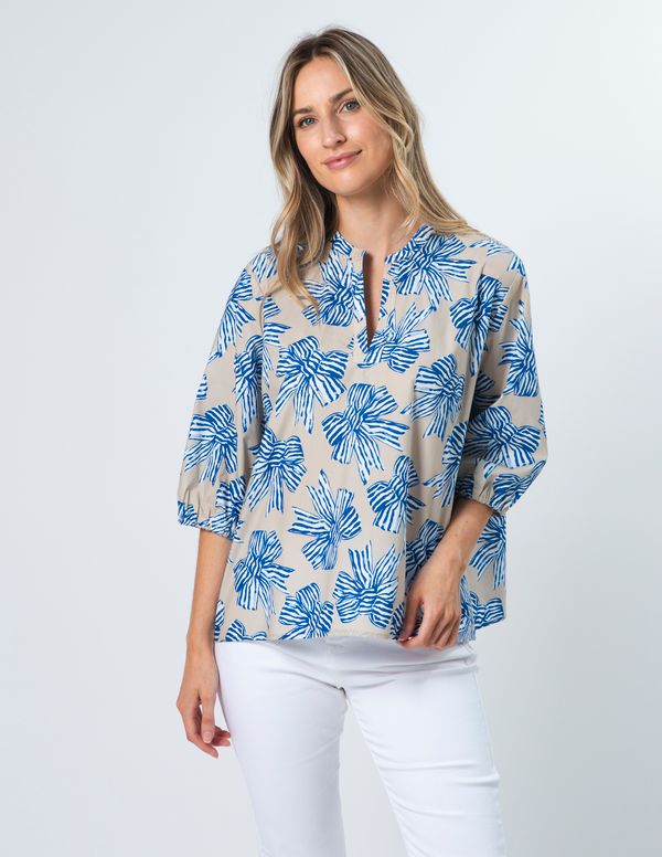 Tamsin Top - Bowtiful Blue