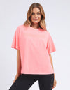 Simplified Tee - Neon Pink