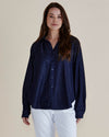 Lizza Embellished Shirt - Dark Blue