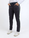 Margo Jogger w Side Tape - Navy with Khaki Tape