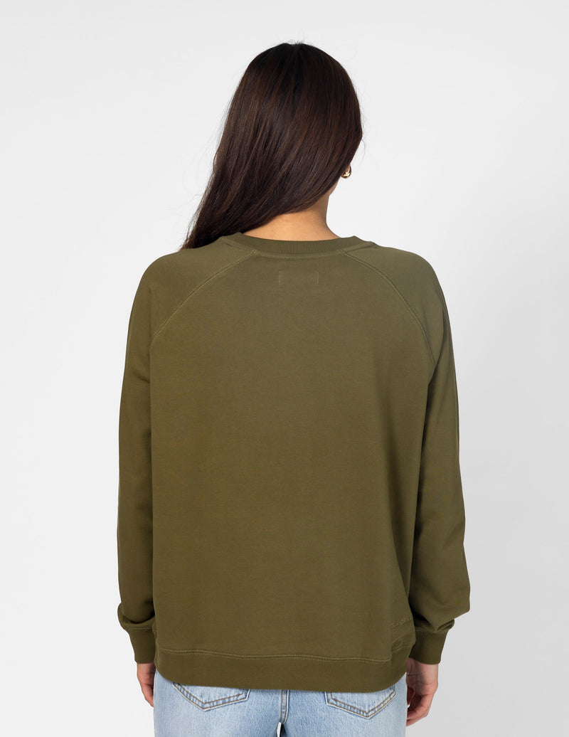 Classic Sweater - Olive Mosaic