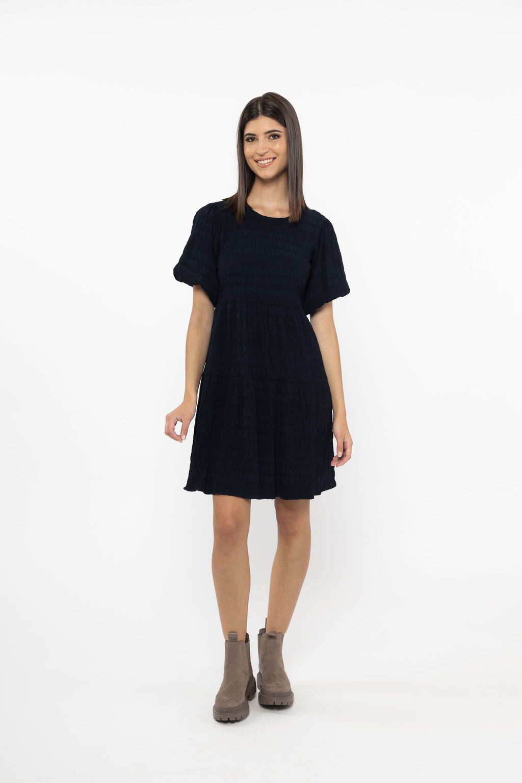 Carefree Mini Dress - Navy